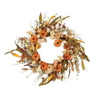 Герсон со дијаметар за жетви со есенски цвеќиња и бобинки