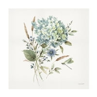 Ревизија на Лиза „Боемска сина боја на бело“ платно уметност