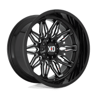 АЛУМИНИУМ РАБ XD GUNNER 22x10in Сјај Црна Бланширан Финиш, XD85922067318N