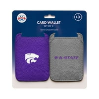 Littlearth NCAA Kansas State Wildcats Card Wallet, 2-пакет